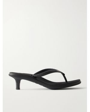 Bloumme Arc 40 Rubber Thong Sandals - Black