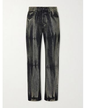 Kallmeyer Gabby Distressed High-Rise Jeans - Grau
