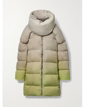 Rick Owens Convertible Dégradé Quilted Shell Down Jacket - Natural