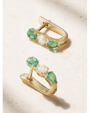 Sorellina Nomad 18-Karat, Emerald And Diamond Earrings - Natural