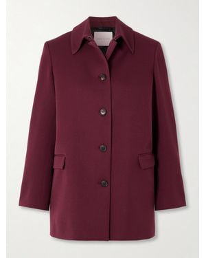 Veronica de Piante Klara Wool-Twill Jacket - Purple