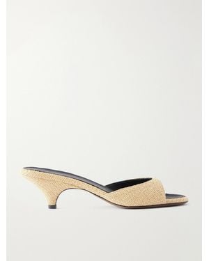Neous Hynia 40 Raffia Mules - Natural