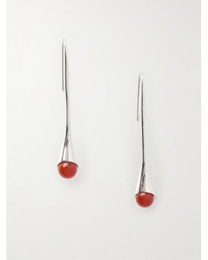 Sophie Buhai Vienna And Carnelian Earrings - White