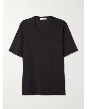 Lemaire Organic Cotton-Jersey T-Shirt - Black