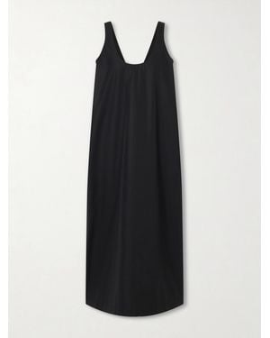 layered a line wedding dress Cotton silk tee dress off-white  TOTEME