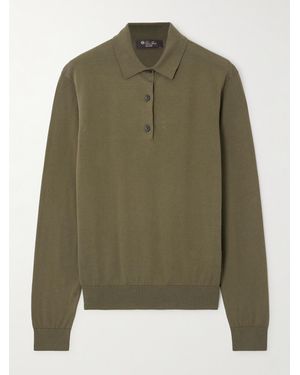 Loro Piana Cotton Polo Shirt - Green
