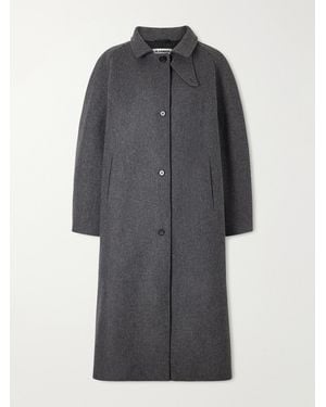 Jil Sander Wool-Blend Coat - Gray