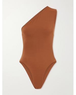 Haight Luisa One-Shoulder Asymmetric Swimsuit - Brown