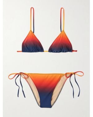 Lido Trentasei Triangel-Bikini Mit Farbverlauf - Blau
