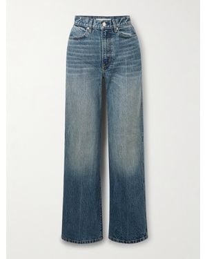 RÙADH The Quinn High-Rise Straight-Leg Jeans - Blue
