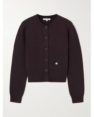 JW Anderson Cardigan Aus Wolle Mit Stickerei - Blau