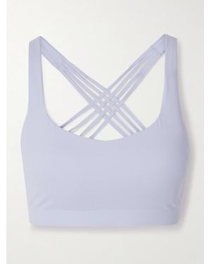lululemon Brassière De Sport Flexyflex, Maintien Léger, Bonnets A À C - Bleu