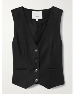 Citizens of Humanity Argent Twill Vest - Black