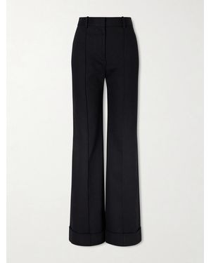 Adam Lippes Deeda High-Rise Flared Jeans - Black