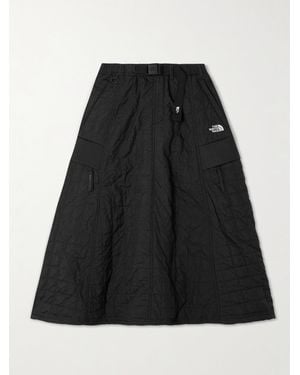 The North Face Quilted Volume Midirock Aus Shell - Schwarz