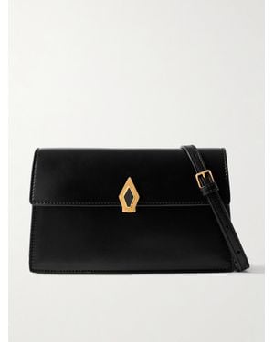 Metier Parallel 22 Small Leather Shoulder Bag - Black