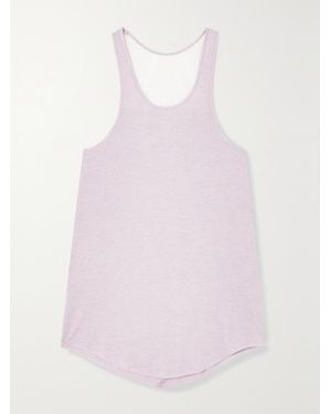 I.D Sarrieri Coffee Mornings Lace-Trimmed Modal-Blend Pyjama Top - Pink
