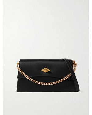 Metier Roma Silk-Satin Shoulder Bag - Black