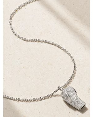Anita Ko Baby Whistle 18-Karat Diamond Necklace - Natural