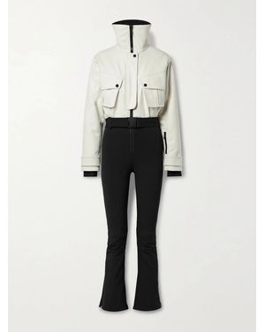 CORDOVA The Telluride Belted Two-Tone Wool-Blend And Twill Ski Suit - White