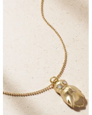 Jennifer Meyer Owl 18-Karat Diamond Necklace - Natural