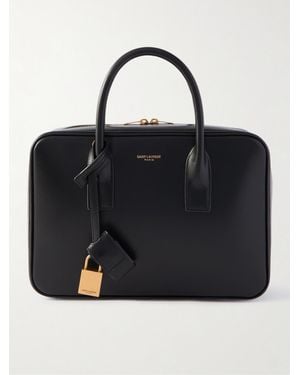 Saint Laurent Sac De Jour Schultertasche Aus Leder - Schwarz