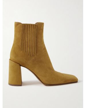 Gabriela Hearst Luke 90 Suede Ankle Boots - Natural