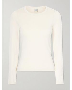 Flore Flore Max Organic Cotton-Jersey T-Shirt - White