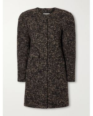 Magda Butrym Wool-Bouclé Mini Dress - Black