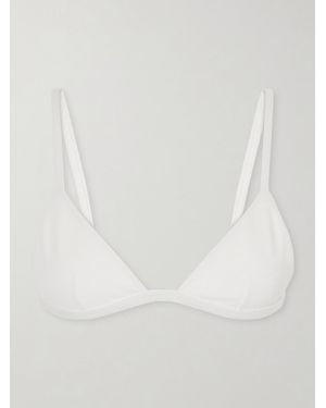 Matteau Petite Triangle Bikini Top - White