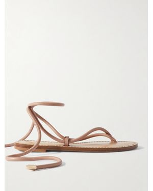 Amanu Kilimanjaro Sandalen Aus Leder - Natur