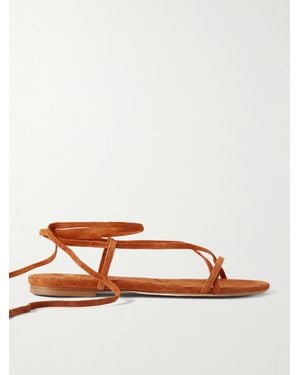 Aeyde Sandales En Daim Penny - Marron