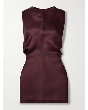 KHAITE Toma Tunika Aus Seidenorganza - Lila