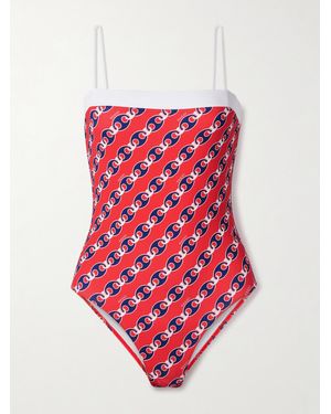 Gucci Printed Swimsuit - Red