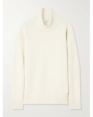 Another Tomorrow Recycled-Cashmere And Wool-Blend Turtleneck Jumper - Natural