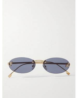 Fendi First Crystal Sunglasses - Blue