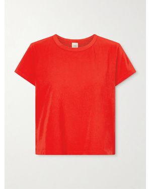 Leset The Margo Cotton-Jersey T-Shirt - Red