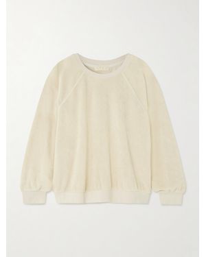 Suzie Kondi Samos Cotton-Blend Terry Sweatshirt - Natural