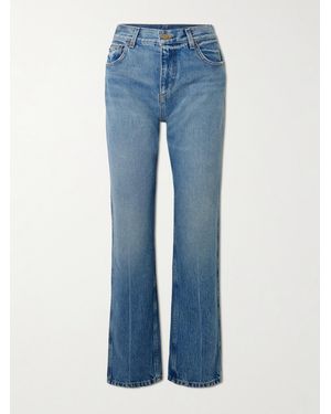 B Sides Mira High-Rise Straight-Leg Jeans - Blue