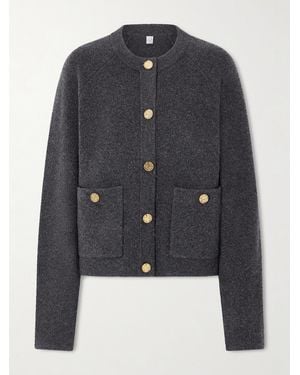 TOTEME Wool-Blend Cardigan - Blue