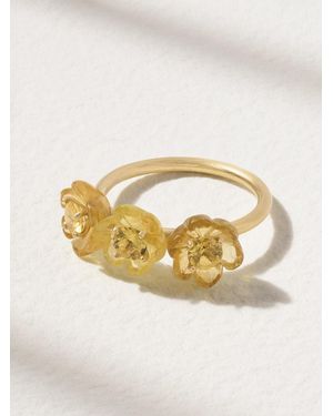 Irene Neuwirth Botanical Ring Aus 18 Karat Mit Beryllen - Natur