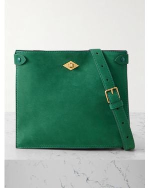Metier Stowaway Nubuck Shoulder Bag - Green