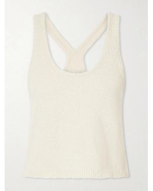 Suzie Kondi Tia Cotton-Bouclé Tank Top - Natural