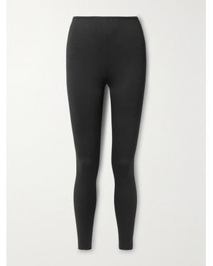 FFORME Net Sustain Anya Organic Silk-Blend Leggings - Black