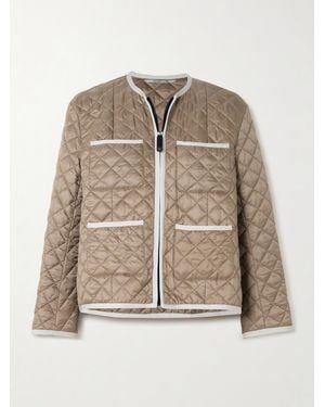 Max Mara Celeste Jacke Aus Gestepptem Shell - Natur