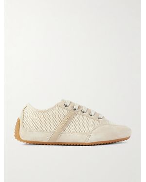 Givenchy Sneakers Aus Mesh Mit Leder- Und Velourslederbesätzen - Weiß