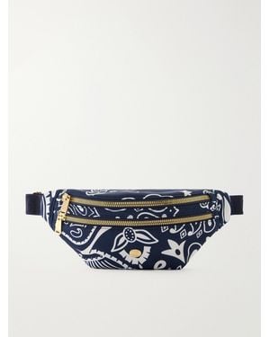 Goldbergh Takara Printed Shell Belt Bag - Blue
