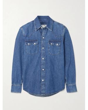 RE/DONE 50S Sawtooth Denim Shirt - Blue