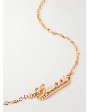 Gucci Tone Necklace - Natural
