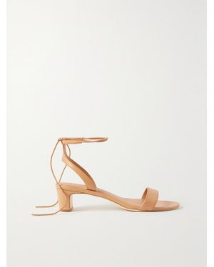 Loeffler Randall Net Sustain Jackie Leather Sandals - Brown
